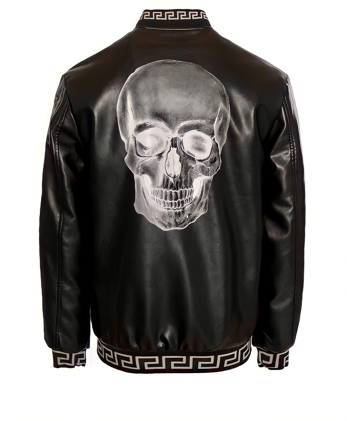 White/Black Skull Jacket – Clothing